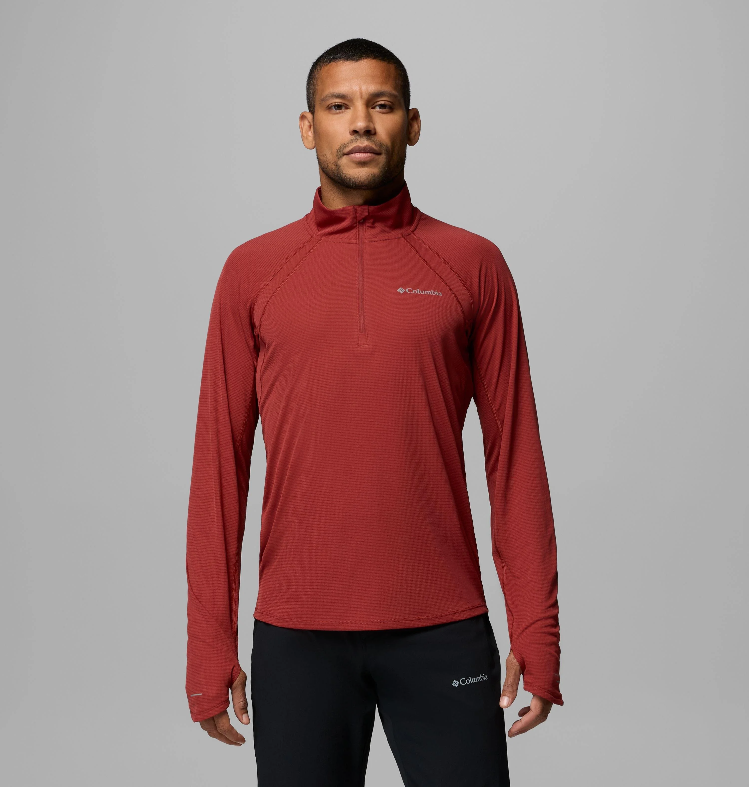 Men's Stealth Spring Long Sleeve Half Zip - 1