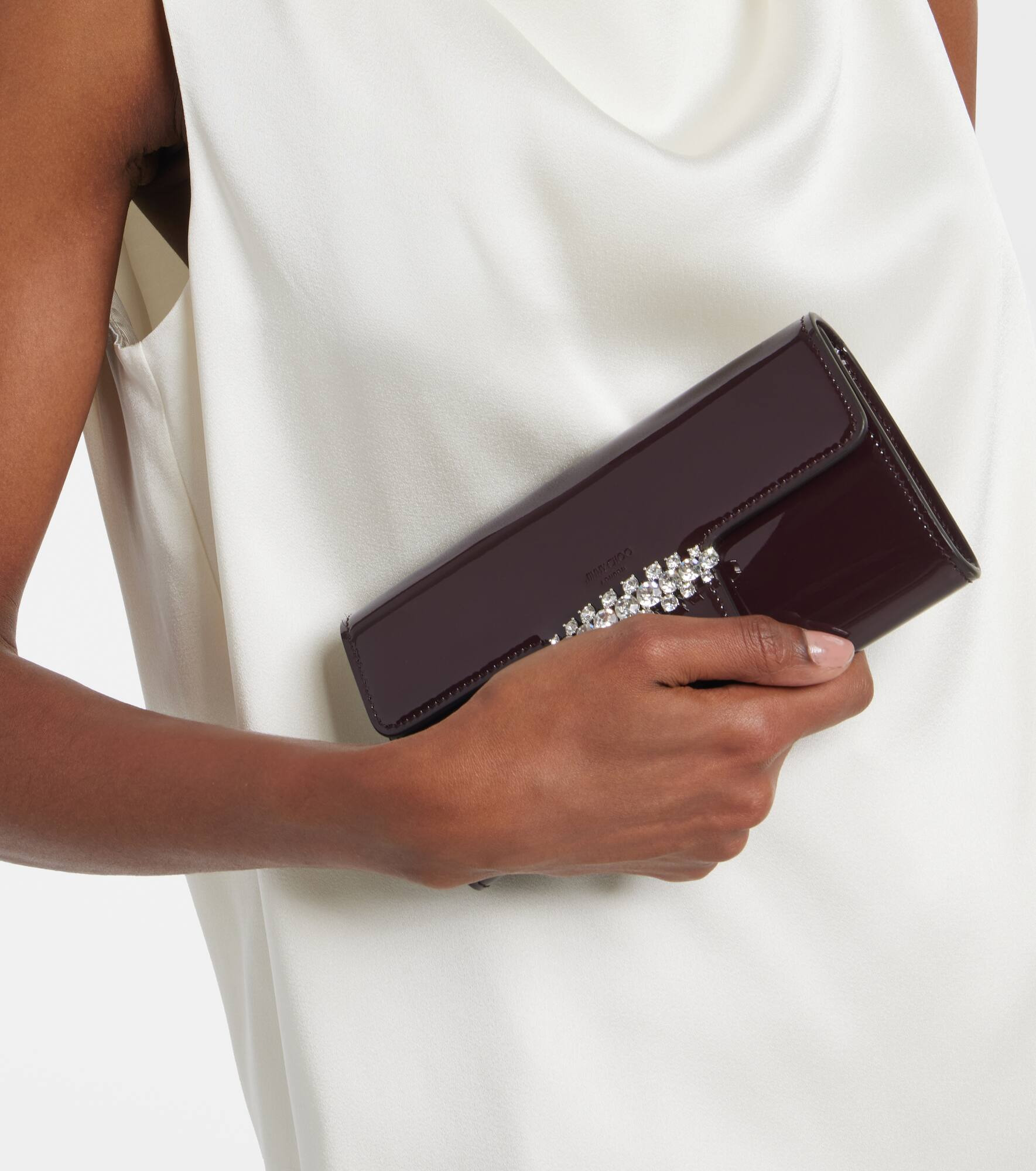 Bing patent leather wallet on chain - 2
