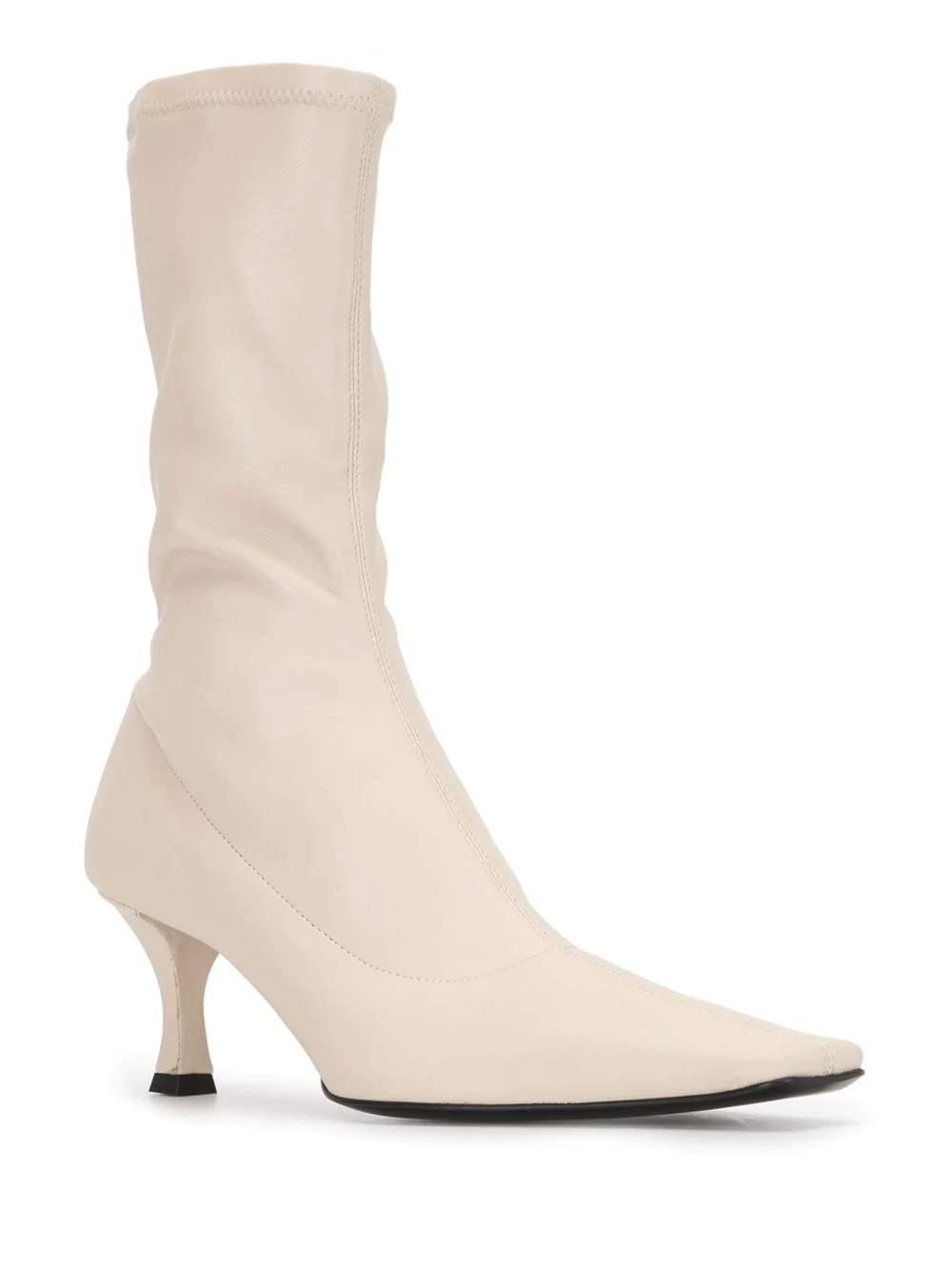 ruched calf-length boots - 2