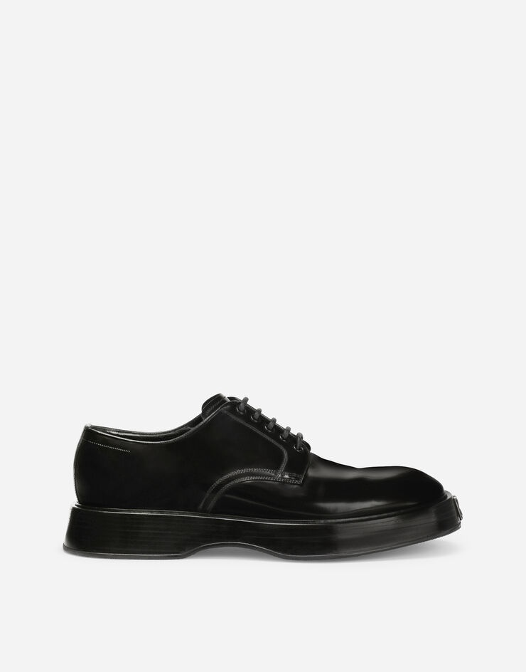 Brushed calfskin Derby shoes - 1