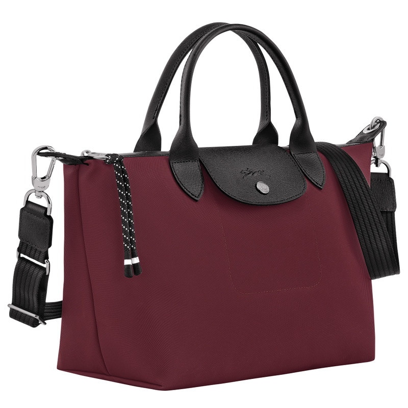 Longchamp Le Pliage Energy S Handbag Burgundy - Recycled canvas outlook
