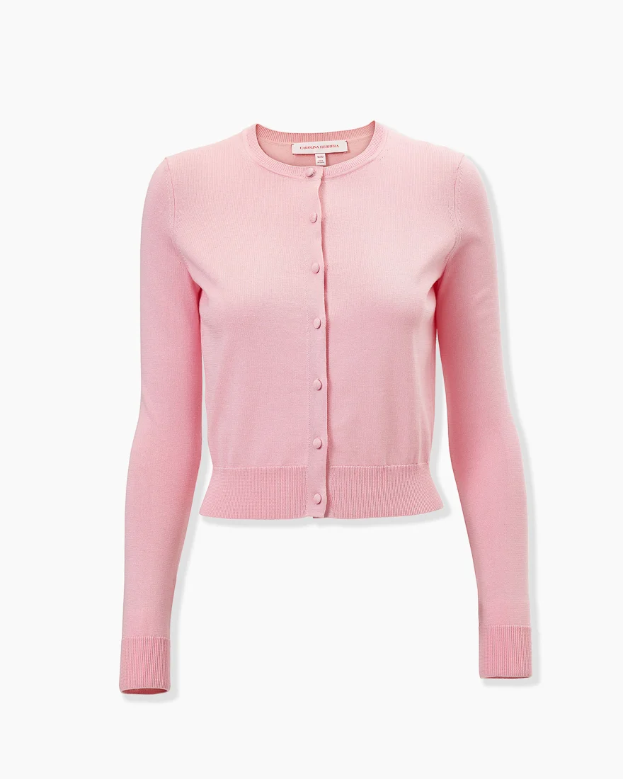 Crewneck Cardigan - 1