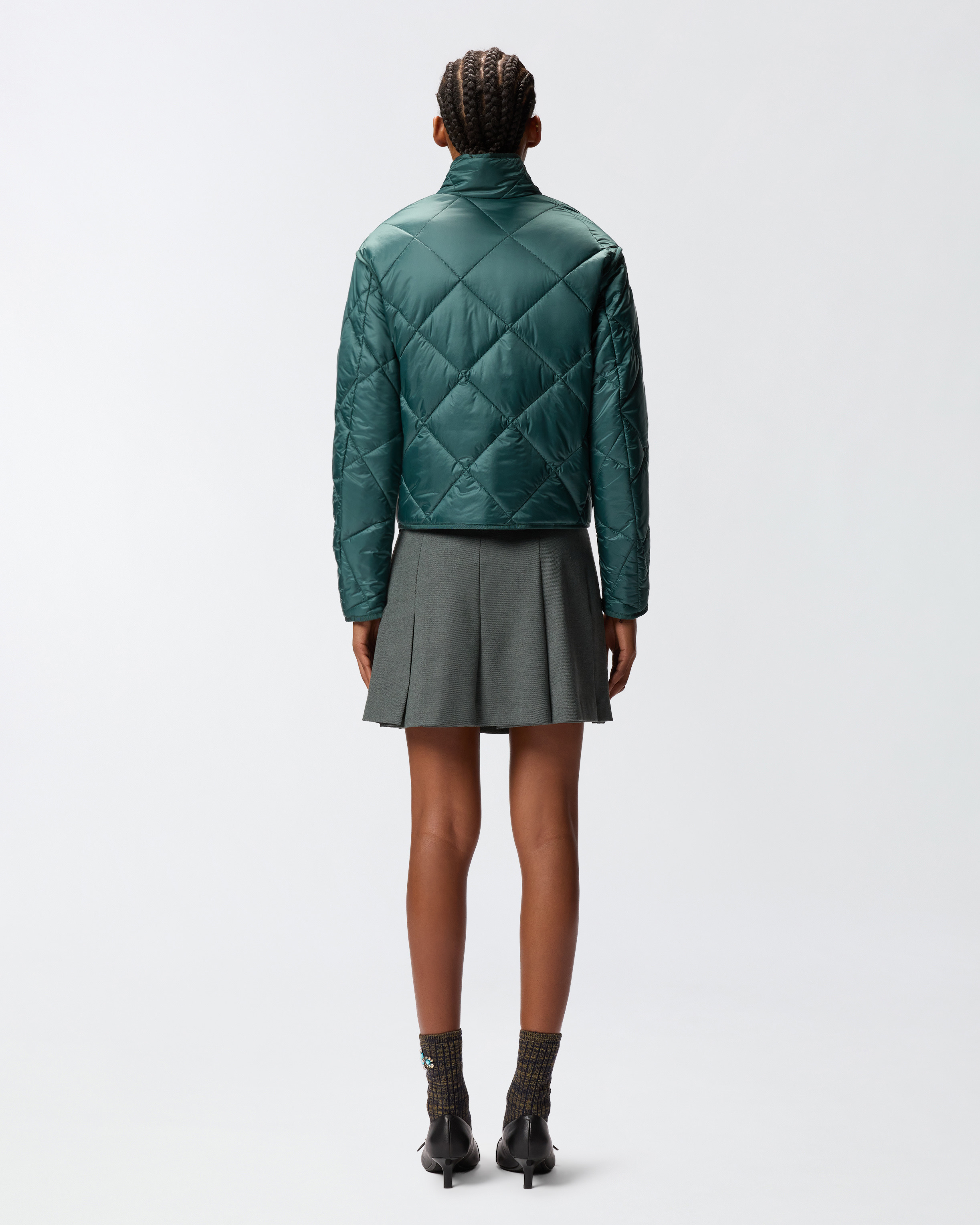 QUILTED TECHNICAL CANVAS JACKET - 4