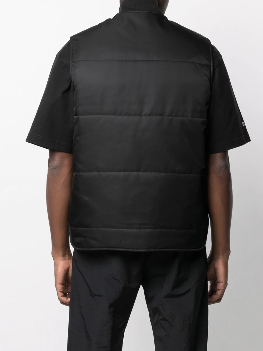 padded zip-pocket waistcoat - 6