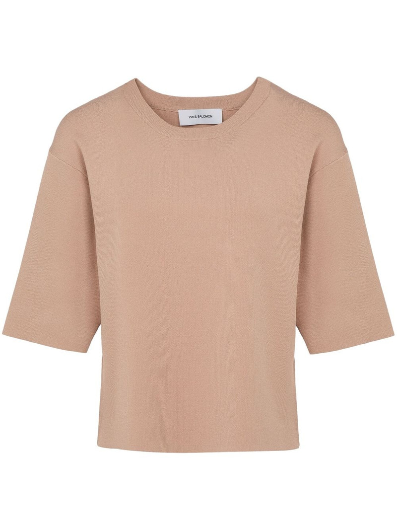 knitted cropped T-shirt 1