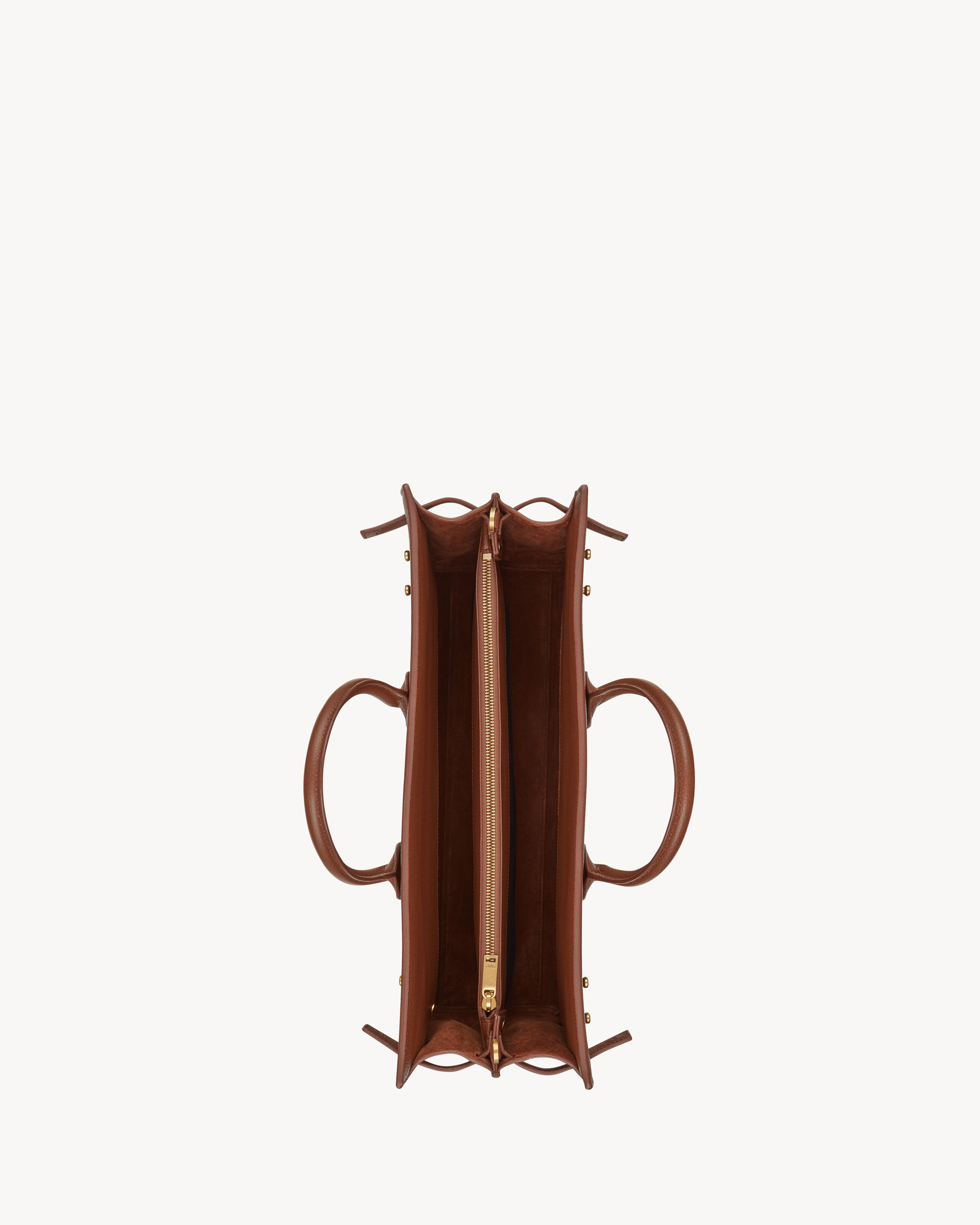 SAC DE JOUR THIN LARGE BAG IN GRAINED LEATHER - 4