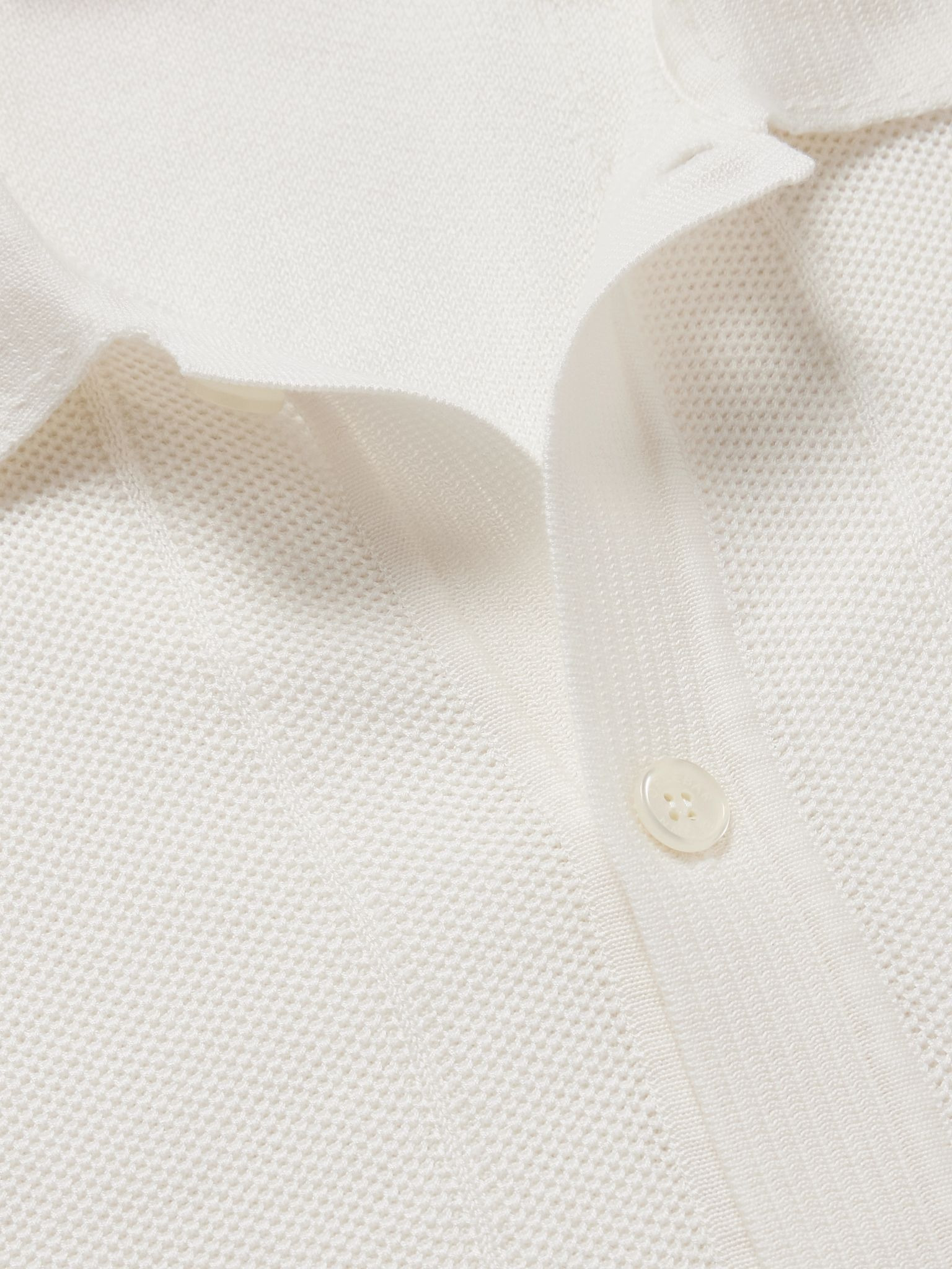 Tiernan Ribbed Cotton Shirt White - 4