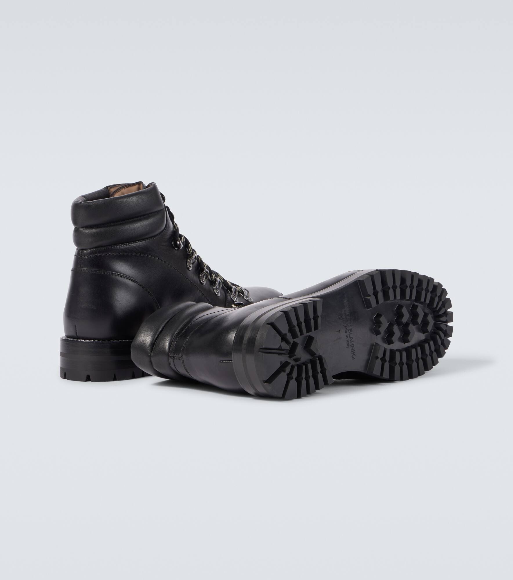Janka leather lace-up boots - 7