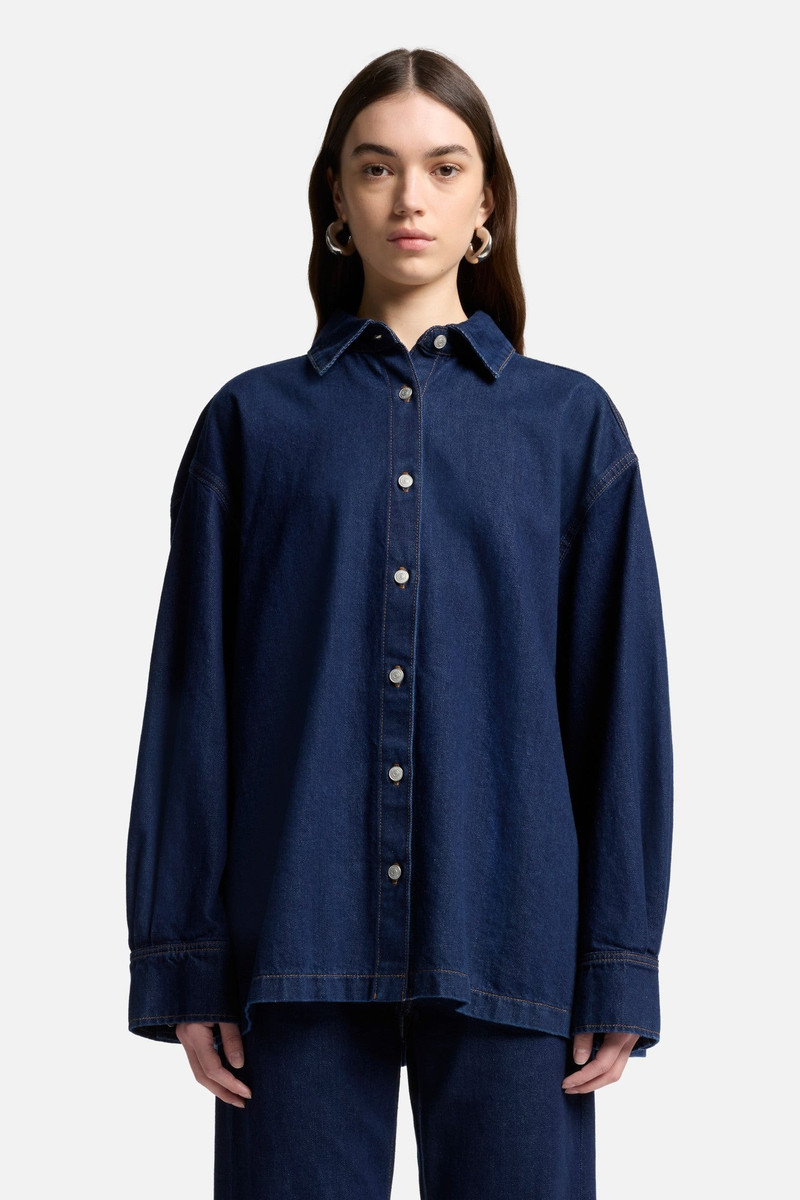 MANKIND Pleated Overshirt in Franklin 3