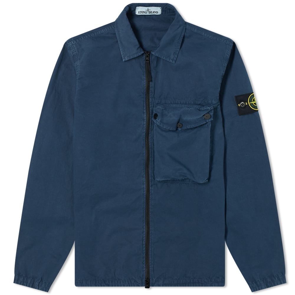 Stone Island Zip Pocket Overshirt - 1