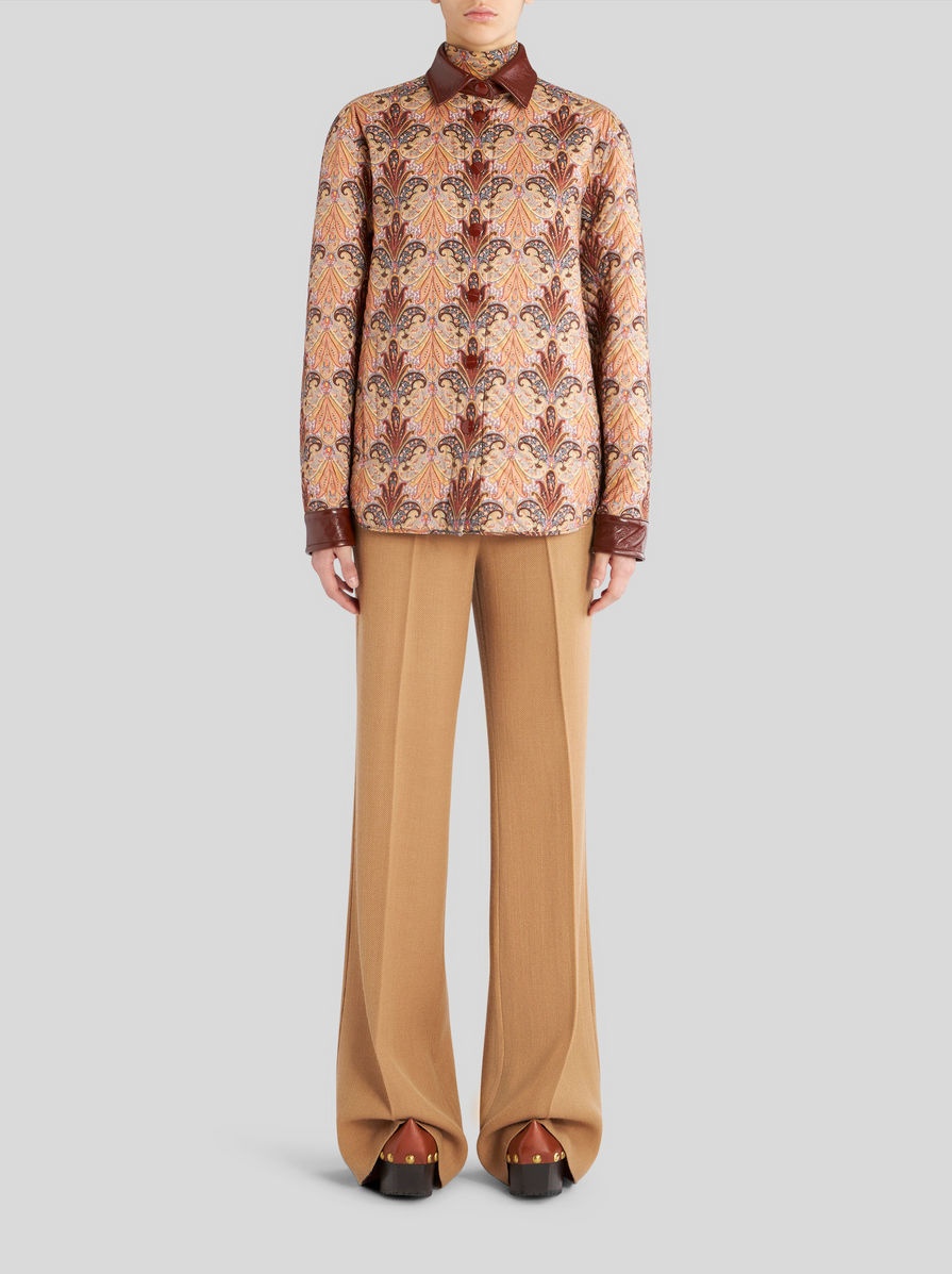 QUILTED SHIRT WITH PAISLEY DESIGN - 3