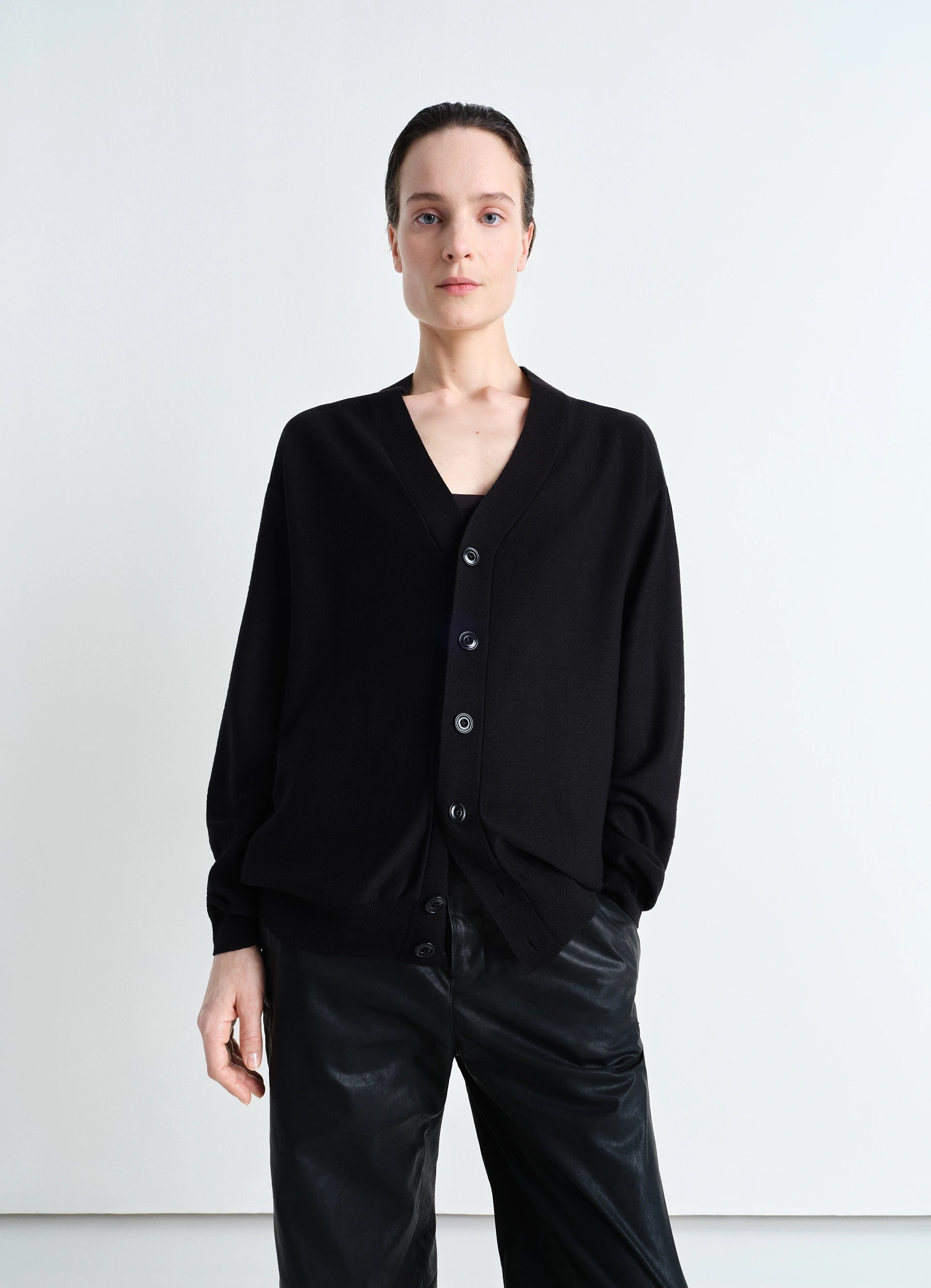 RELAXED TWISTED CARDIGAN - 3