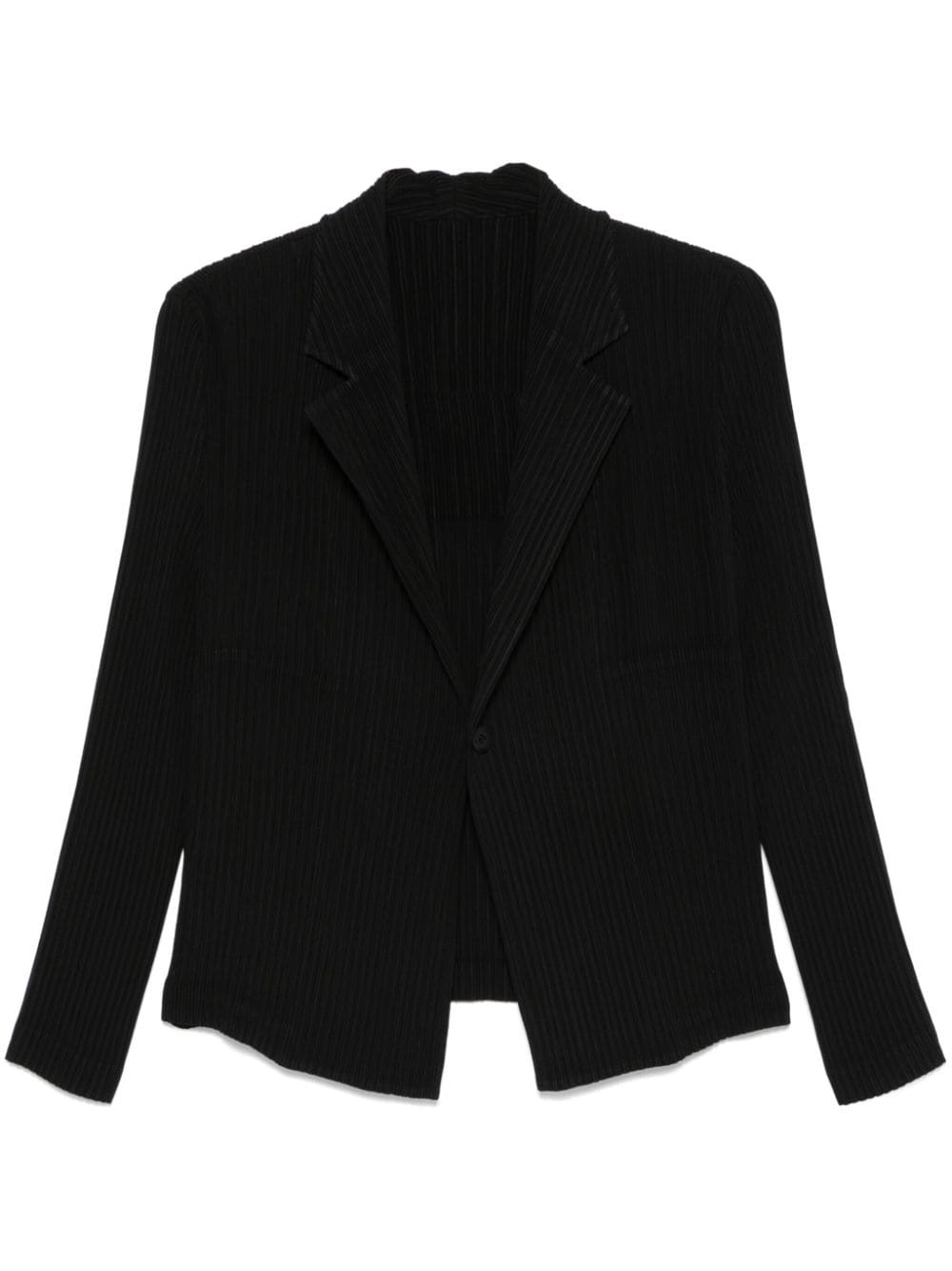 Hatching Pleats blazer - 1