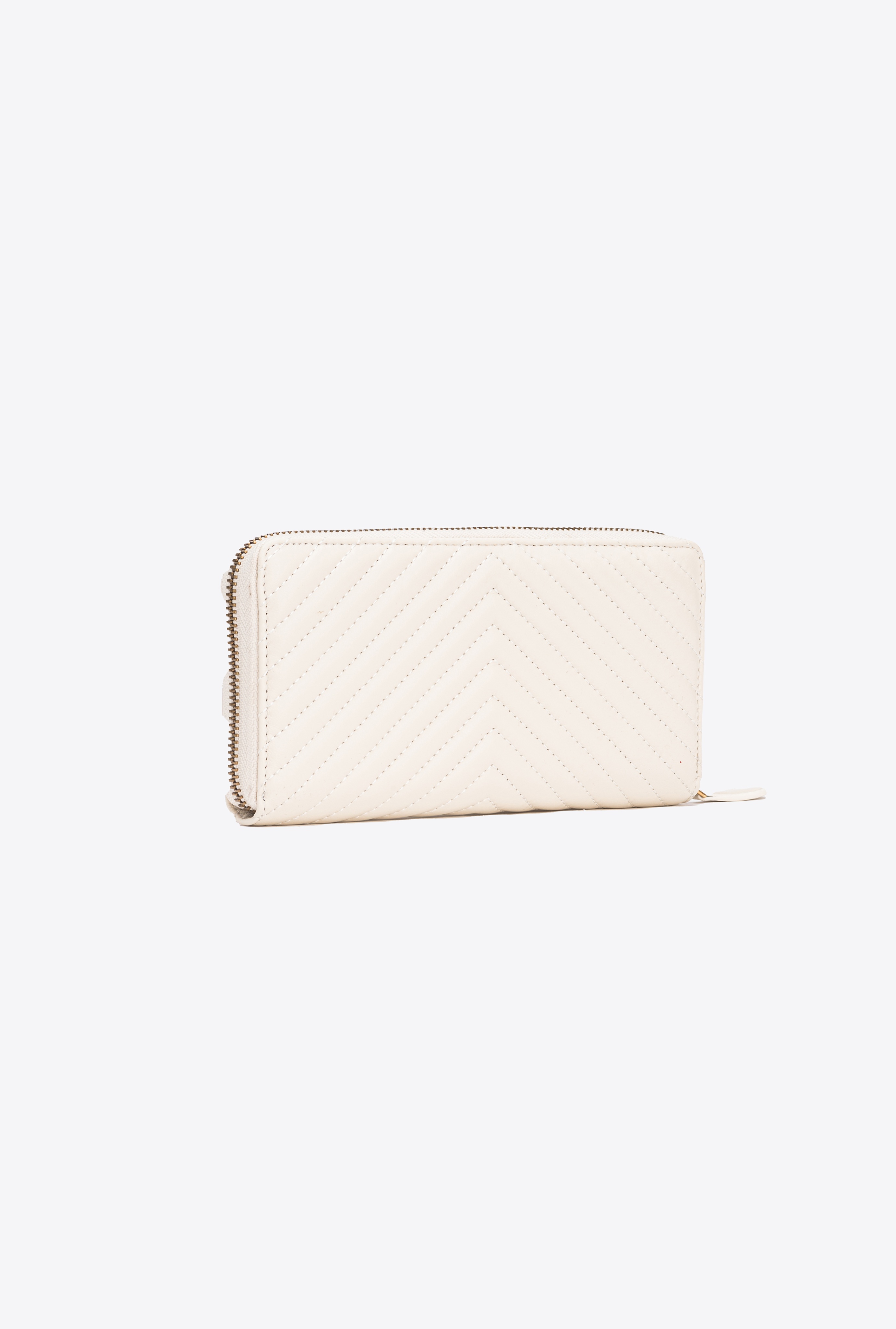ZIP-AROUND WALLET IN CHEVRON-PATTERNED NAPPA LEATHER - 2
