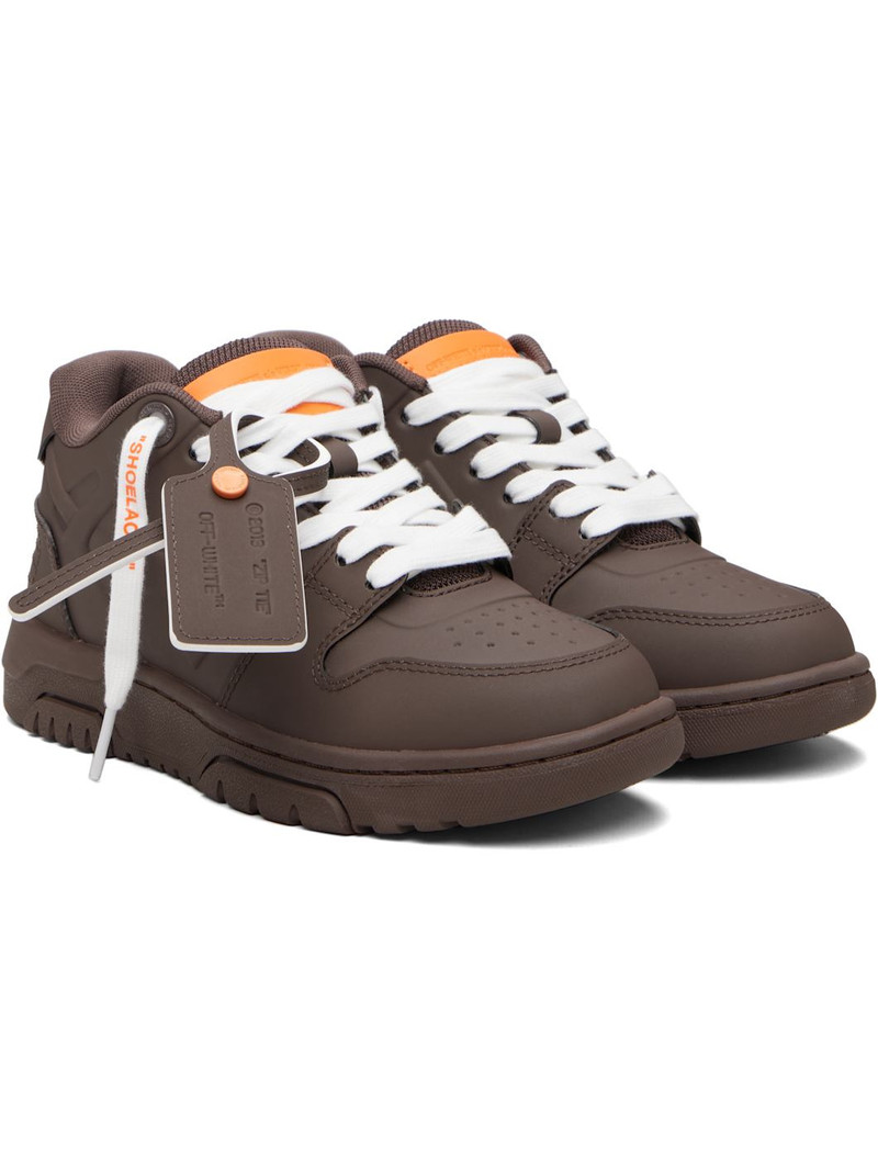 Brown 'Out Of Office' Molded Sneakers 4