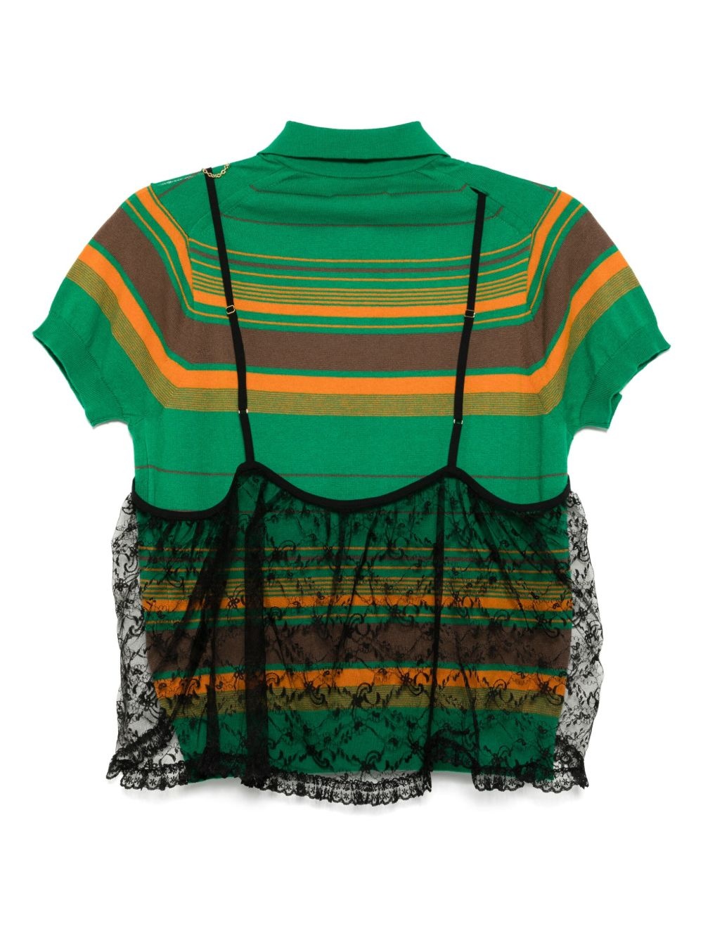 strip polo tops - 2