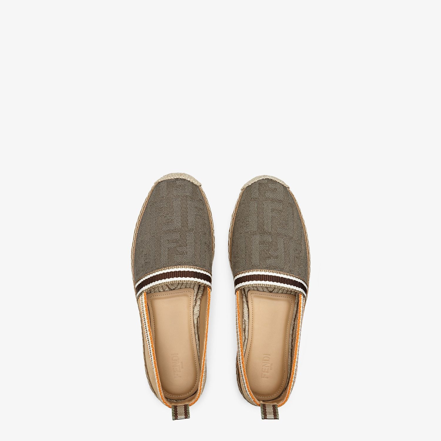 Espadrilles in canvas and multicolor suede - 4