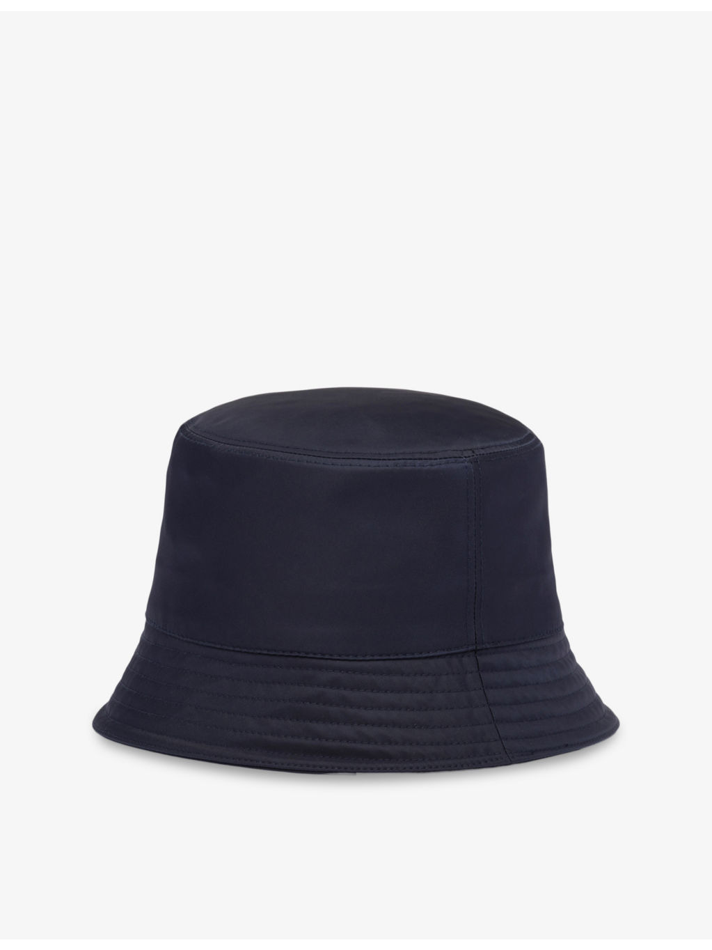 Logo-plaque recycled-nylon bucket hat - 3