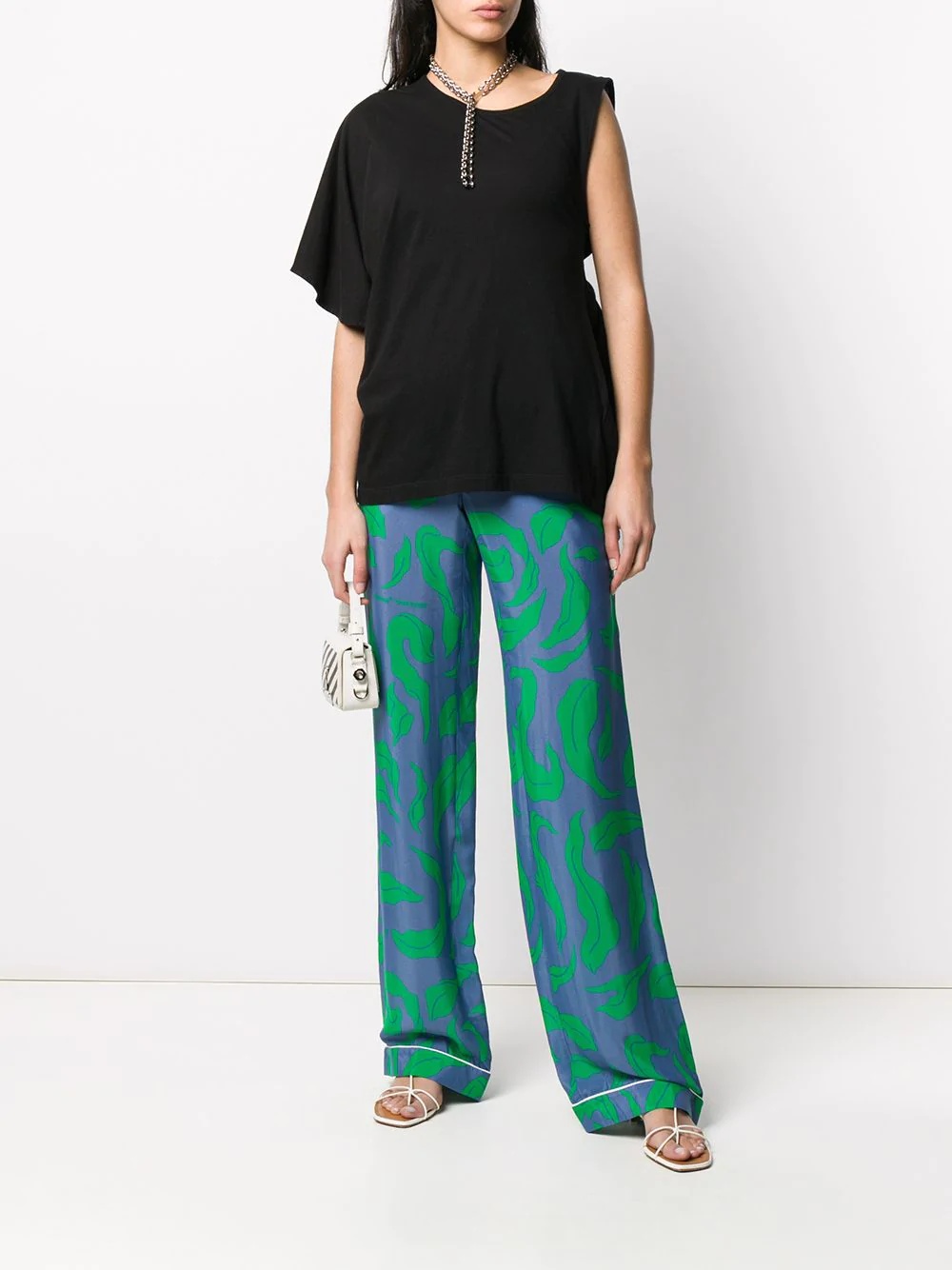 Illusion pajama-style trousers - 2