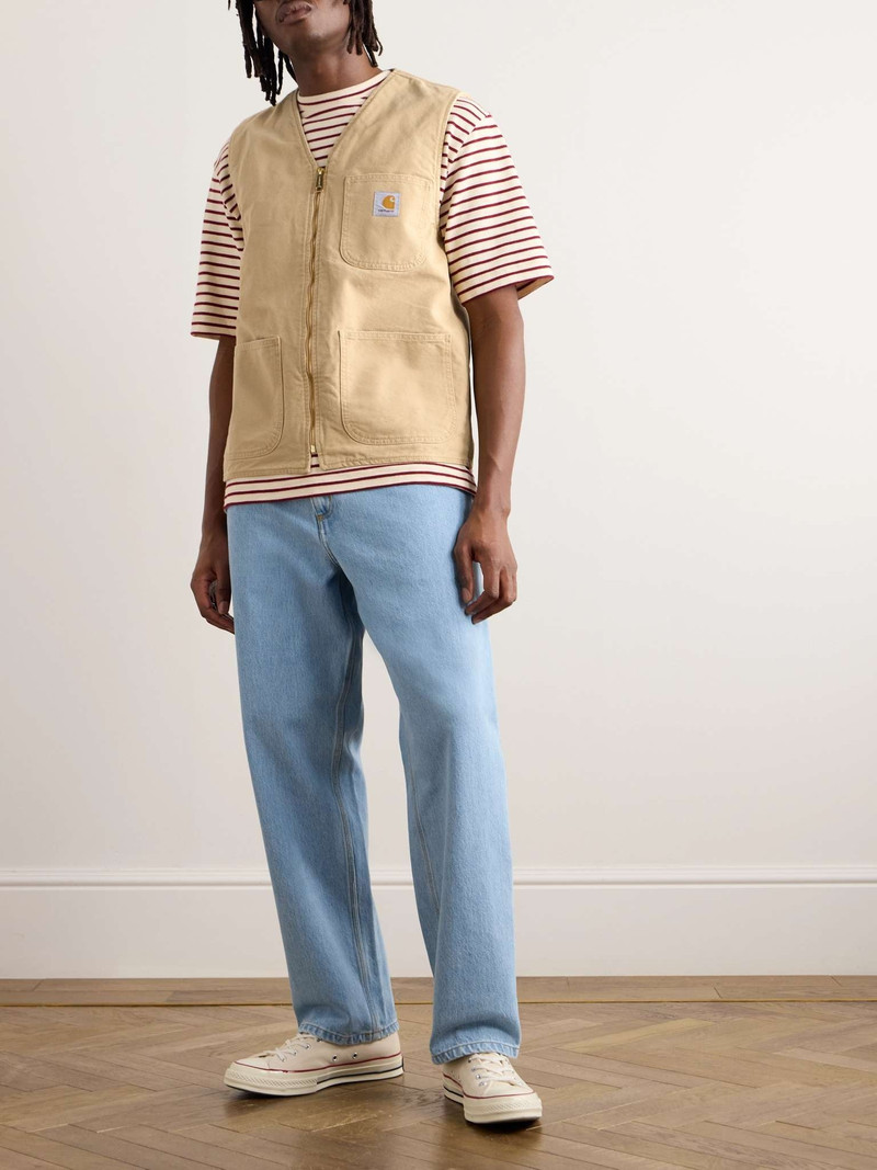 Carhartt Arbor Logo-Appliquéd Cotton-Canvas Gilet outlook