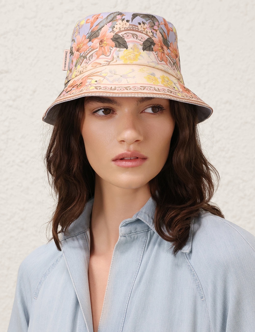 PRINTED CANVAS BUCKET HAT - 2