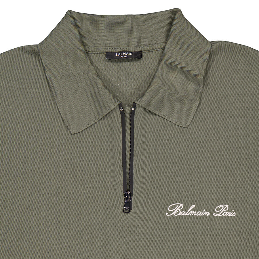Balmain Logo-Embroidered Cotton Polo Shirt - 2