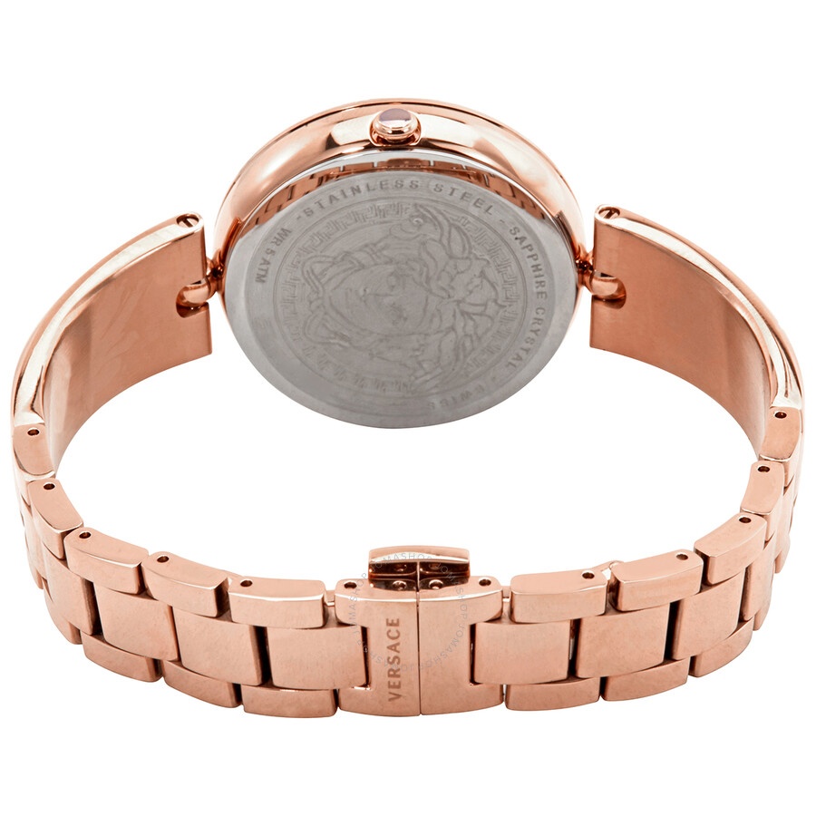 Versace Palazzo Quartz Rose Dial Ladies Watch VECQ00718 - 3