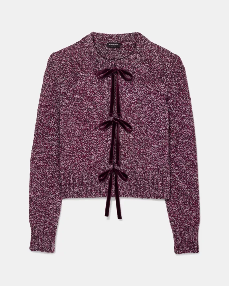 Bow Front Cardigan - 1