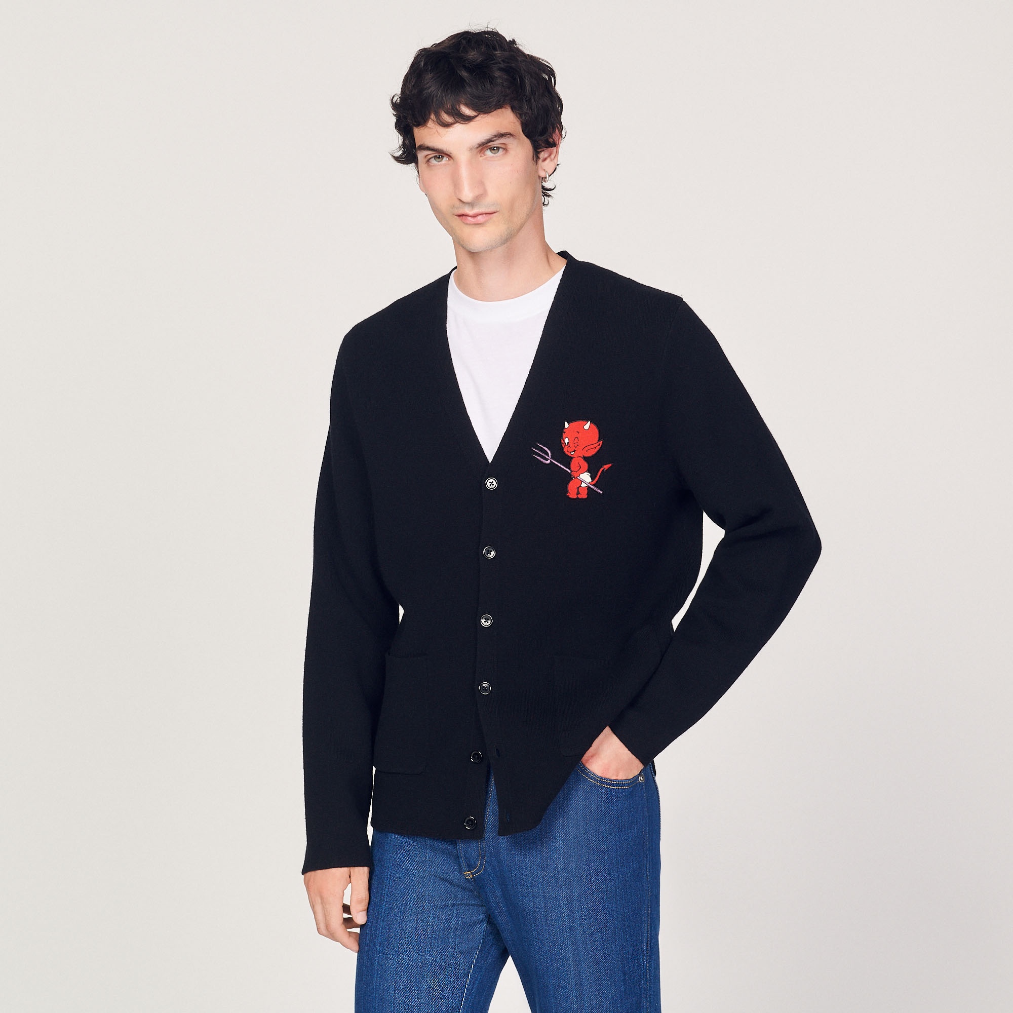 Wool and cashmere Hot Stuff cardigan - 2