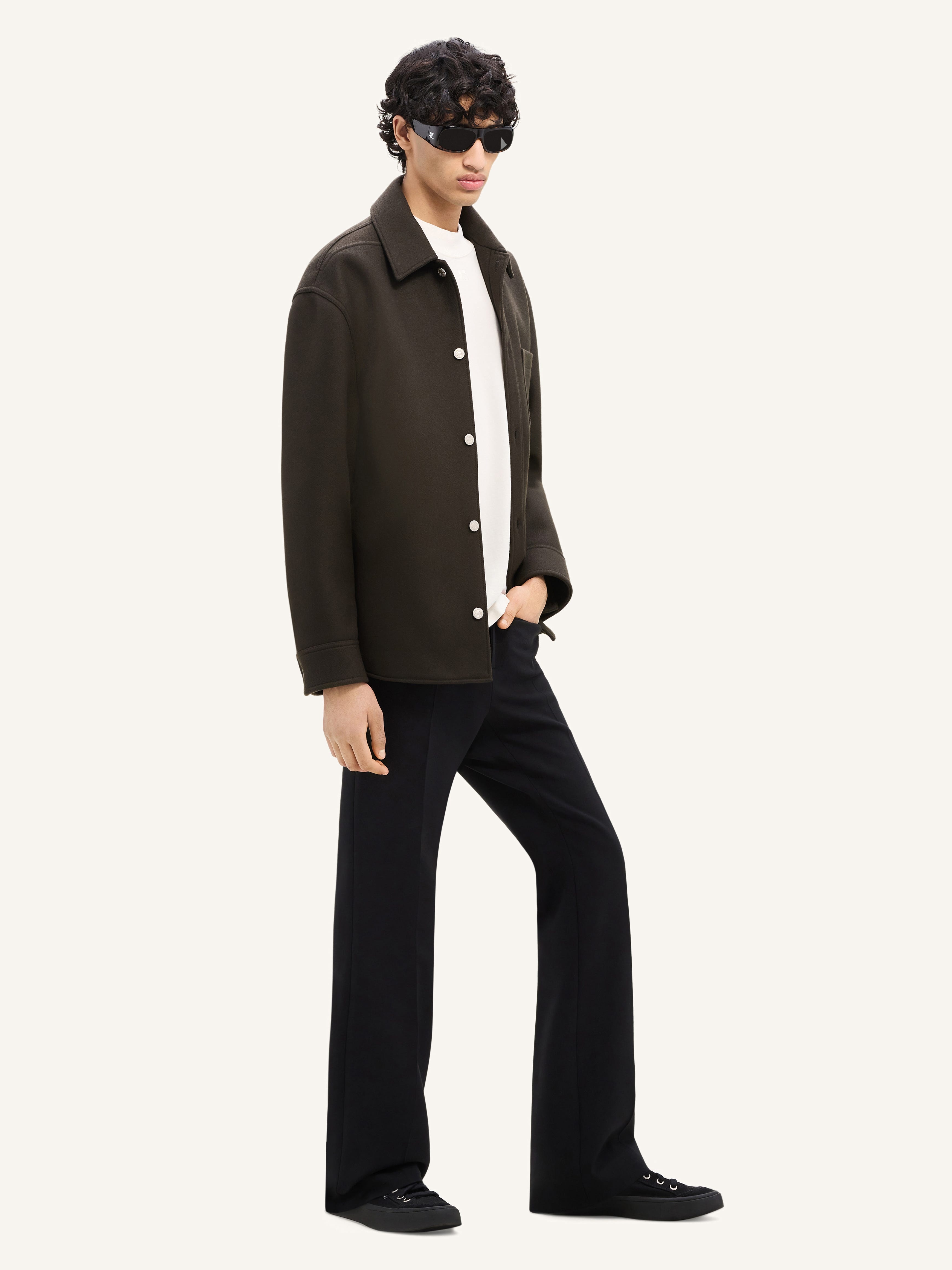 WOOL OVERSHIRT - 4