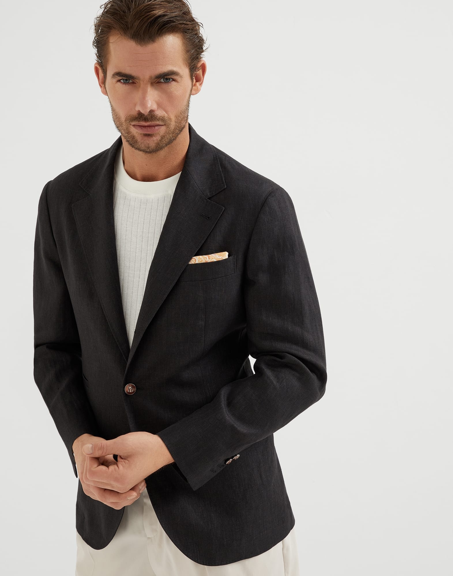ジャケットその他 Brunello Cucinelli Delave Linen Blazer Brunello Cucinelli Délavé linen deconstructed blazer with