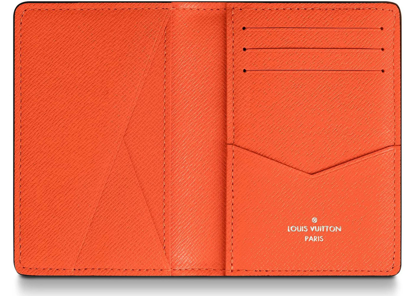 Louis Vuitton Pocket Organizer Monogram Eclipse Volcano Orange - 2