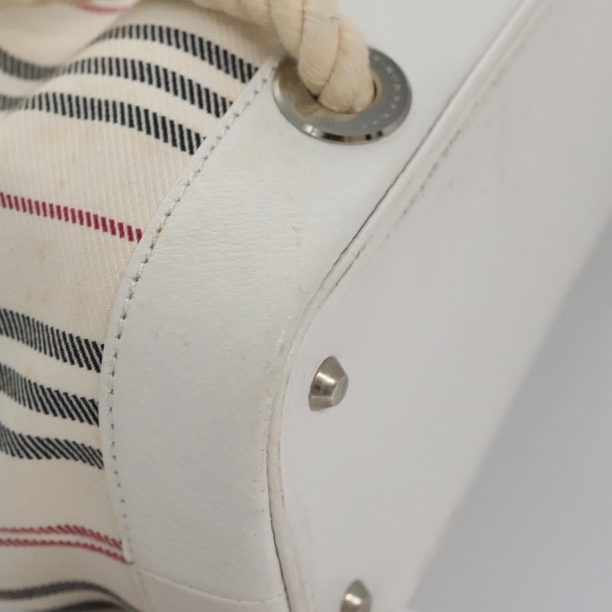 Burberry Hand Bag Canvas White - 14