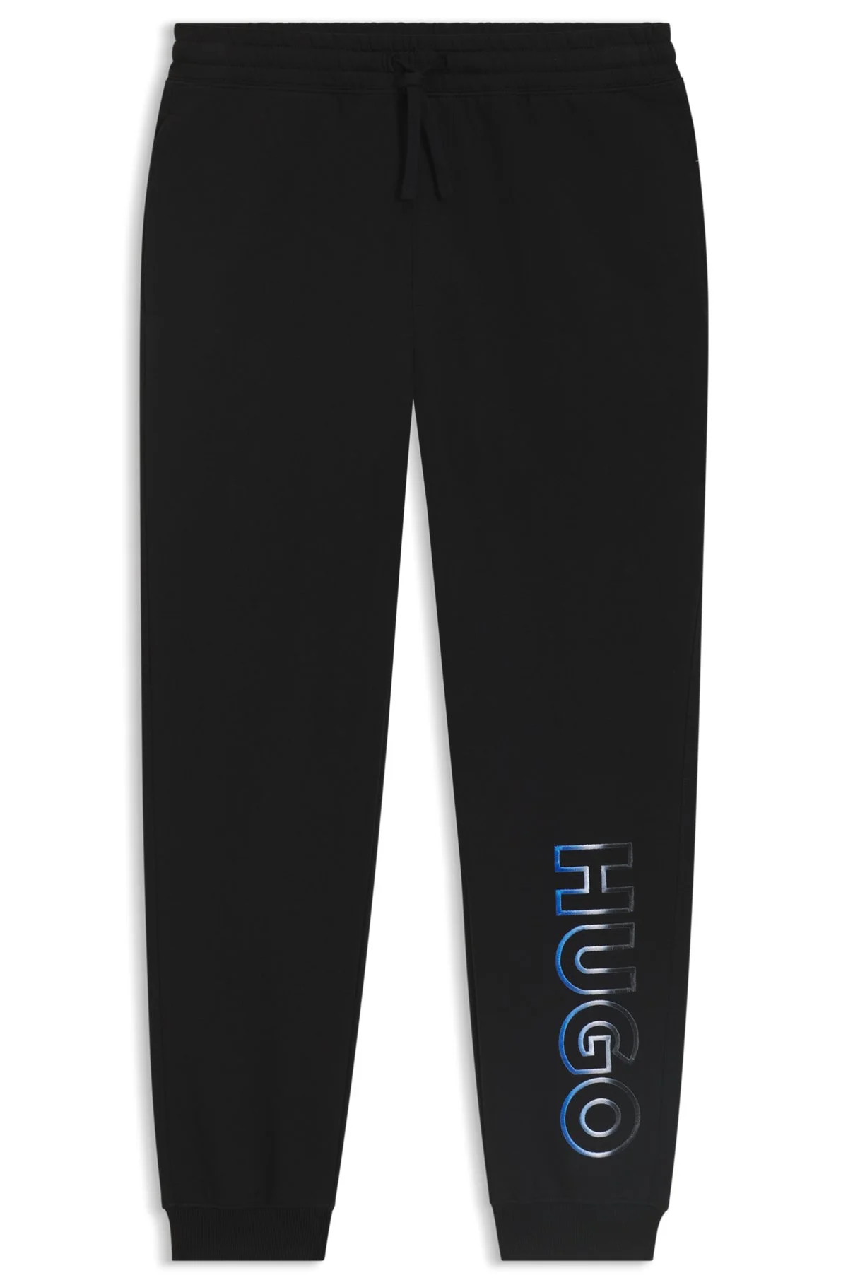 COTTON-TERRY TRACKSUIT BOTTOMS WITH OMBRÉ LOGO EMBROIDERY - 1