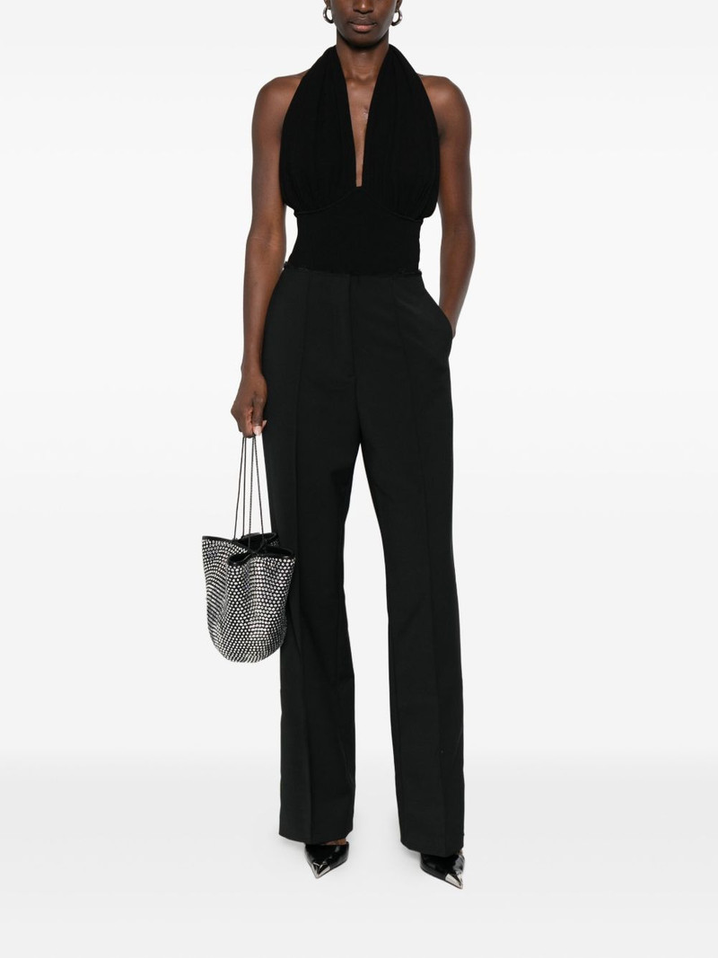 Paris Georgia draped halterneck bodysuit outlook