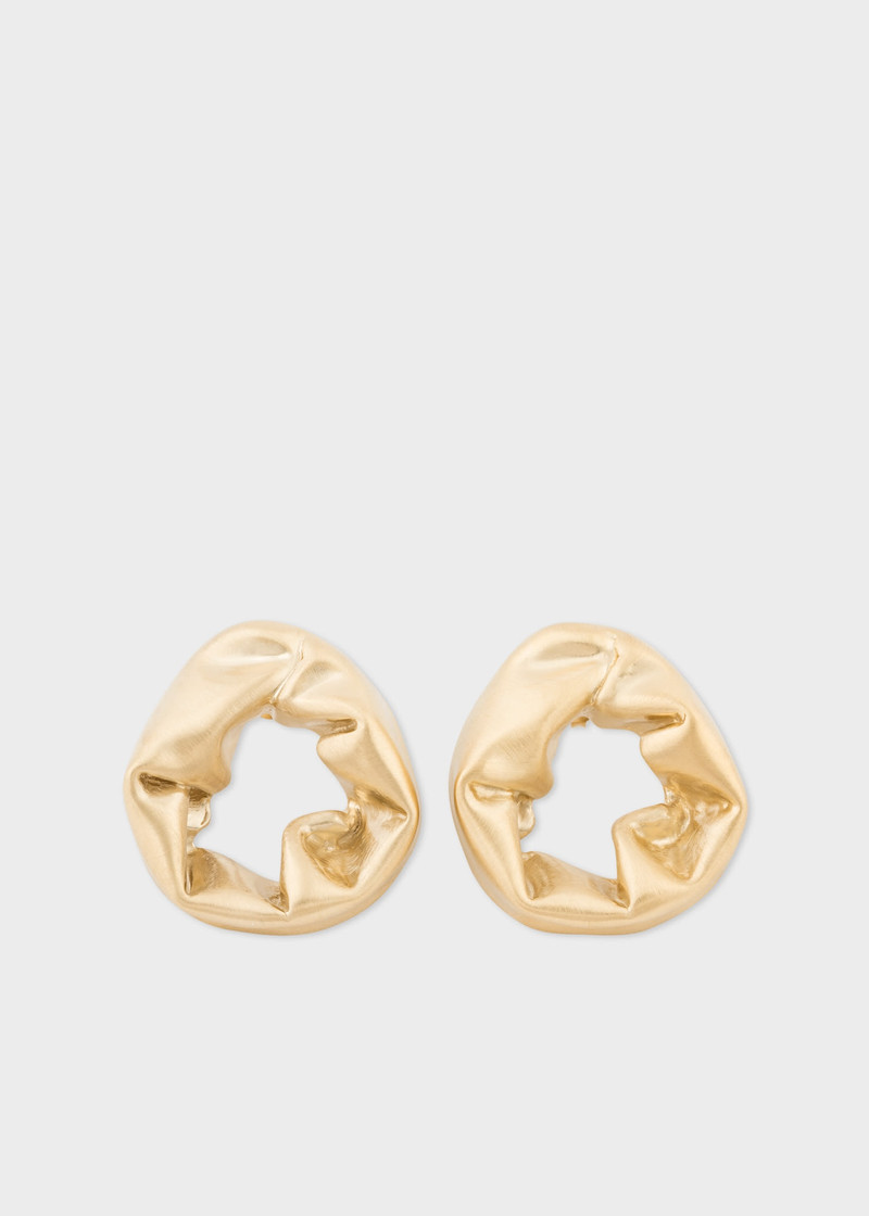 'Scrunched' Earrings by Completedworks 1