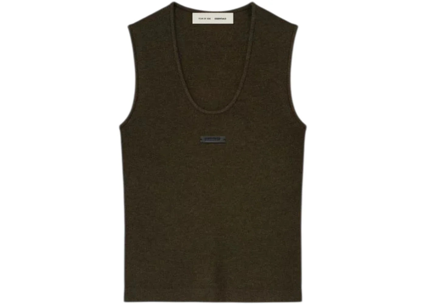 Fear of God Essentials Women's Rib Tank Brown - 1