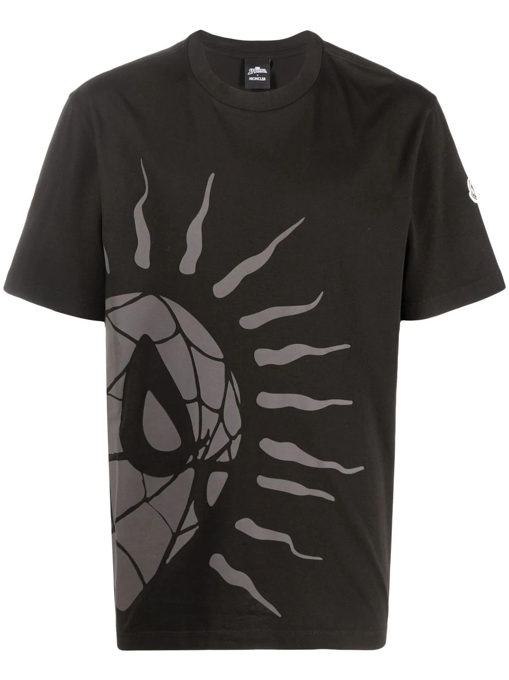 Spider-Man print round-neck T-shirt - 1