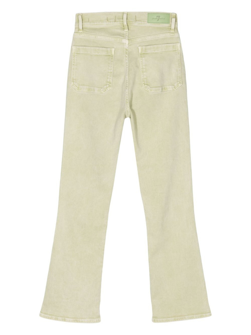 7 For All Mankind high-rise slim-kick jeans outlook