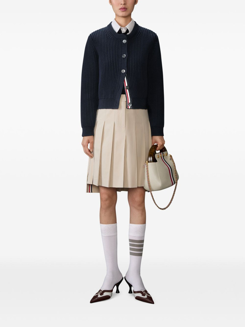 Thom Browne cropped cotton cardigan outlook