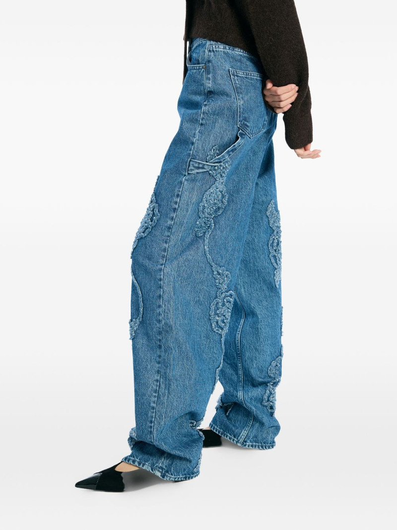 floral denim boyfriend jeans 4