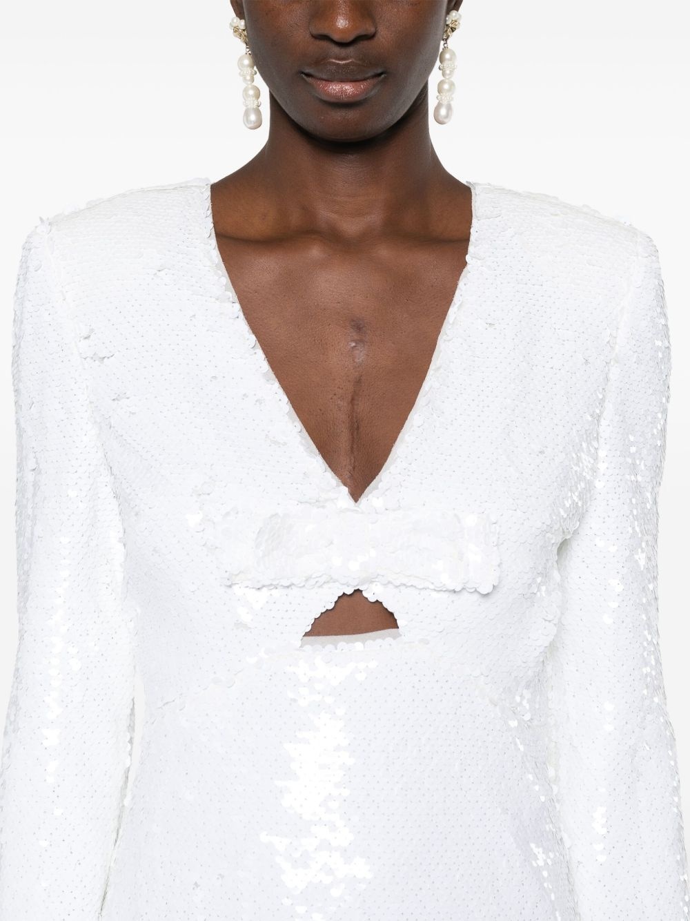 sequin mini dress - 5