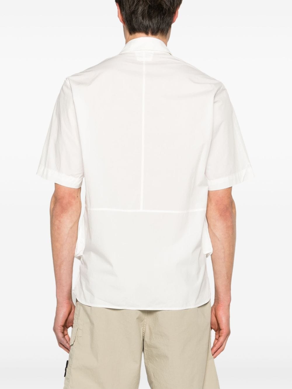 multi-pocket cotton shirt - 4