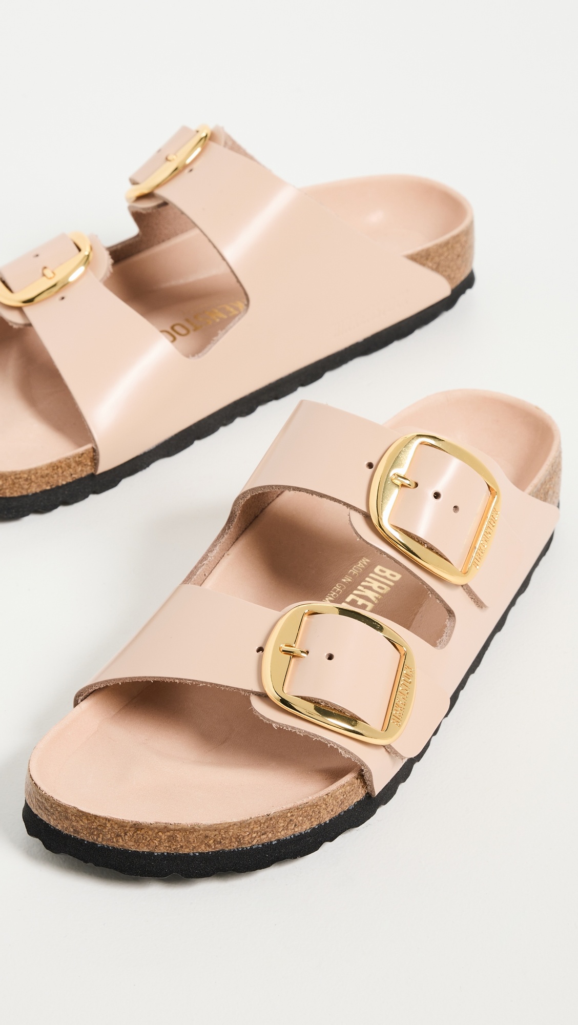 Arizona Big Buckle High Shine Sandals - 4