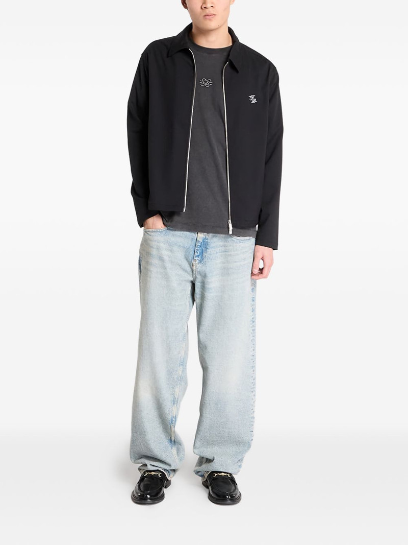 Filling Pieces twill embroidered coach jacket outlook