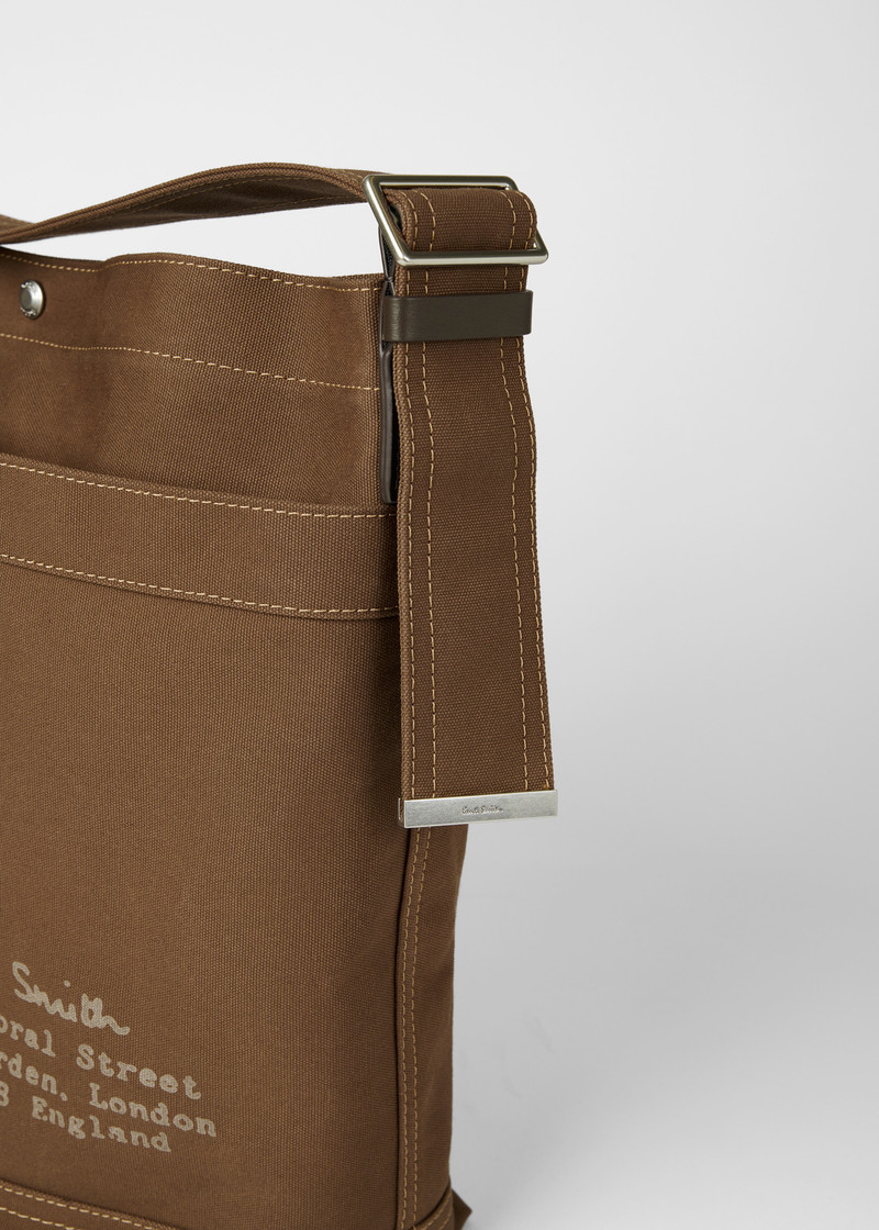Organic-Cotton Blend Khaki Tote Bag 4