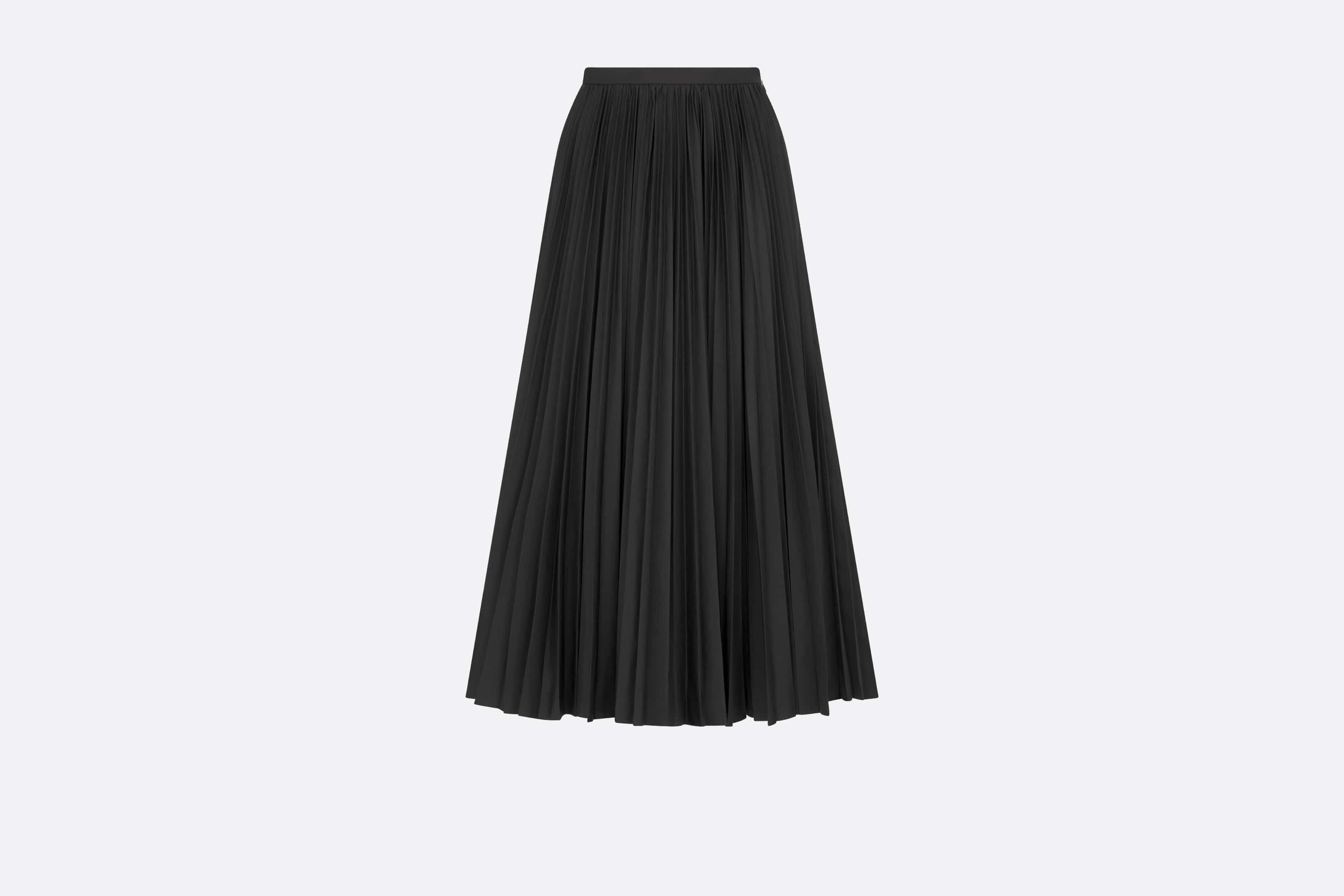 Mid-Length Pleated Skirt - 1
