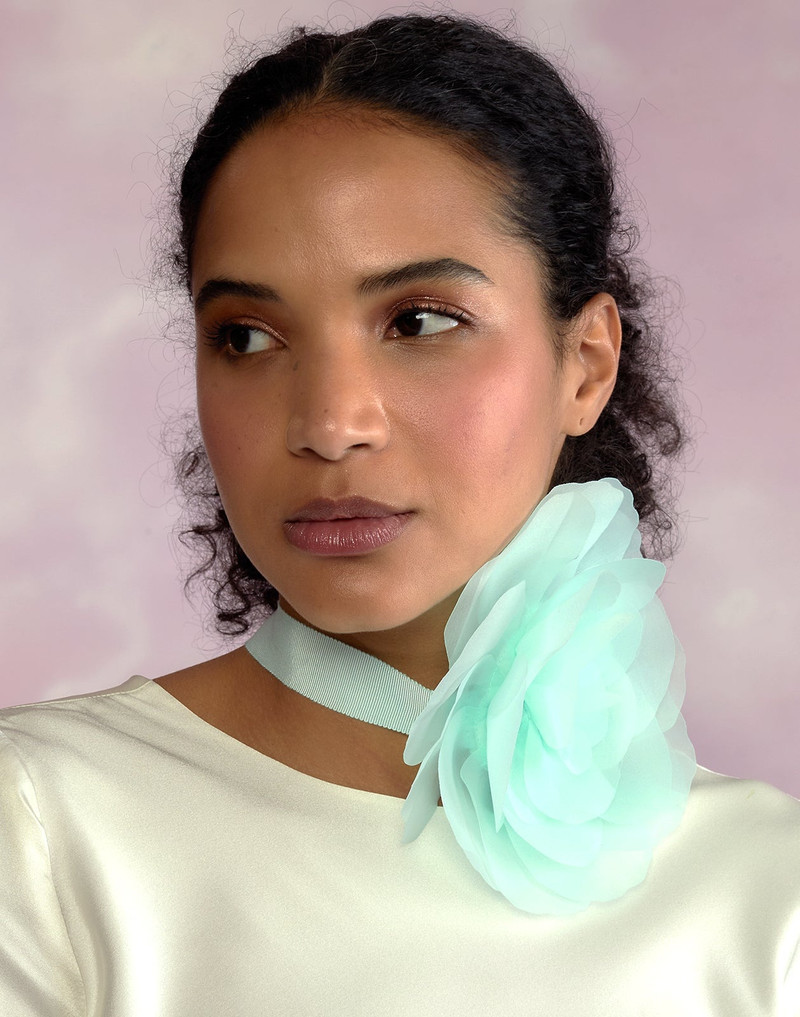 CYNTHIA ROWLEY Organza Flower Ties outlook