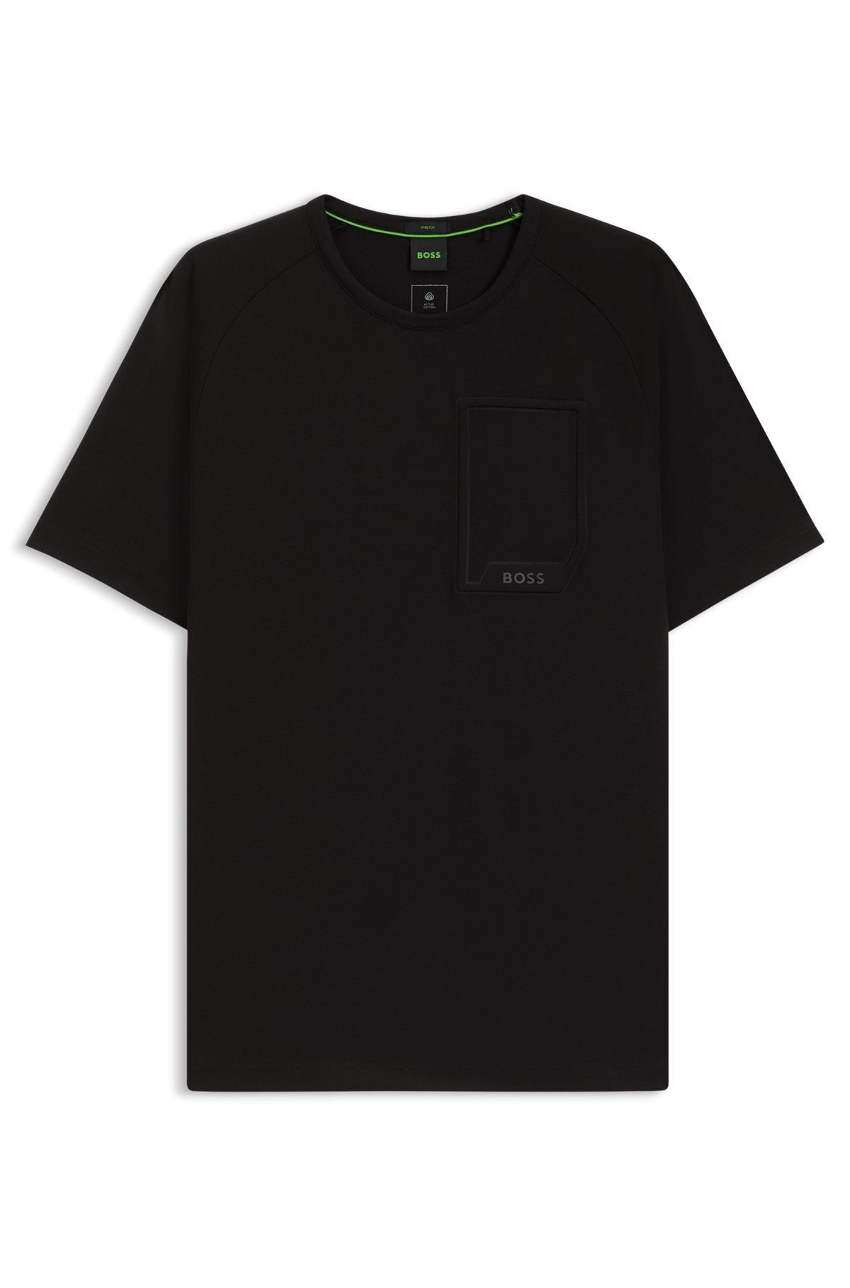 STRETCH-COTTON T-SHIRT WITH MOISTURE-WICKING COMFORT - 1