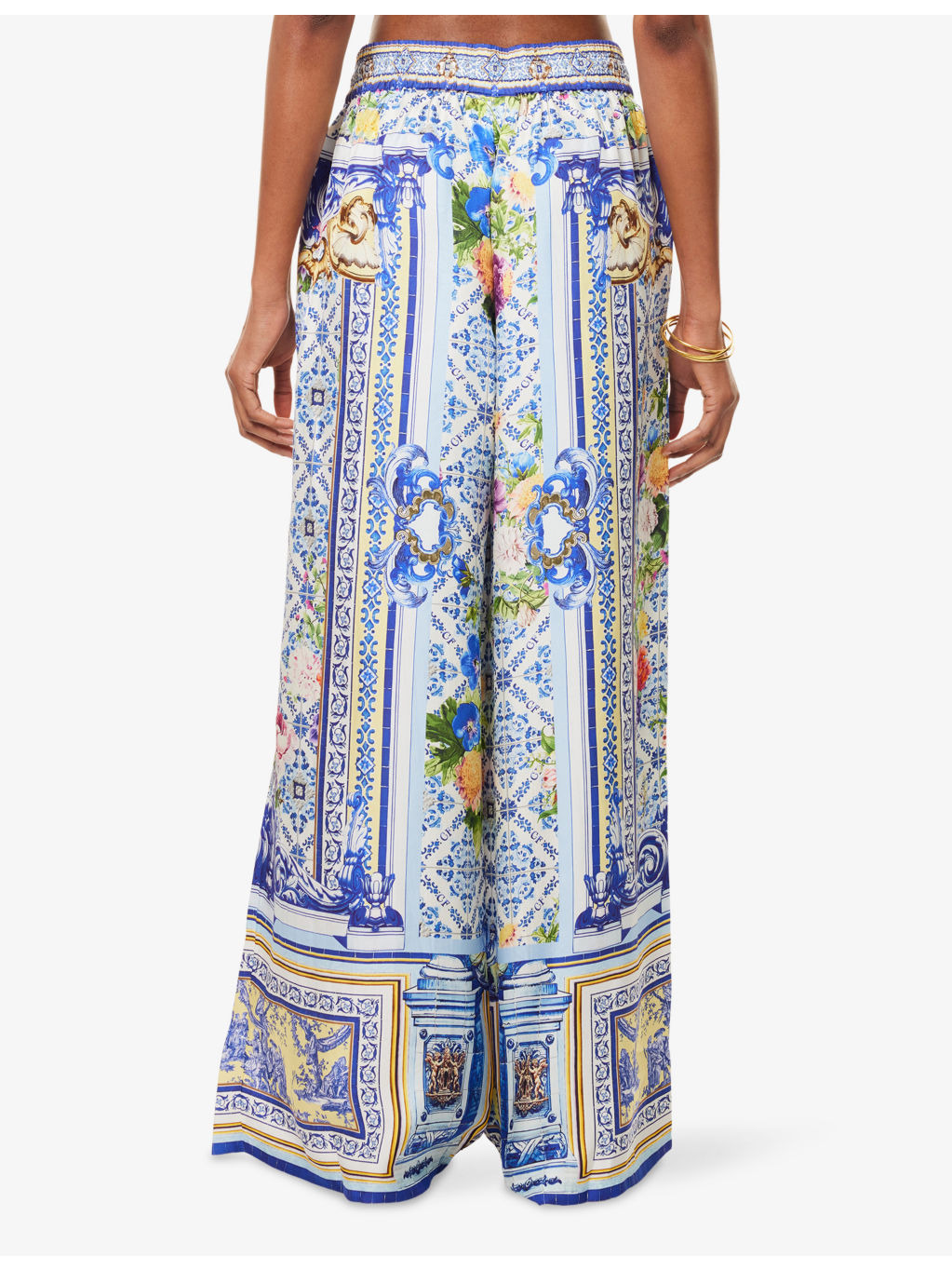 Wall To Wall Wonders Straight-Leg Silk Trousers - 4
